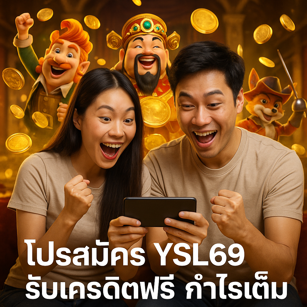 โปรสมัคร YSL69 รับเครดิตฟรี กำไรเต็ม
