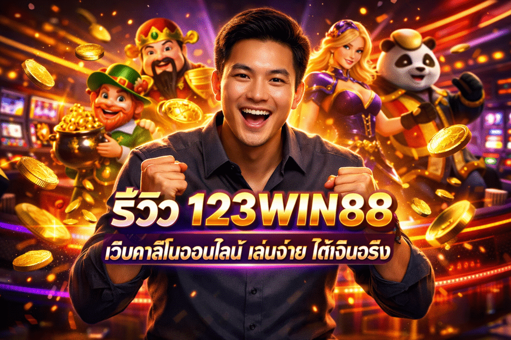 รีวิว 123WIN88 เว็บคาสิโนออนไลน์ เล่นง่าย ได้เงินจริง