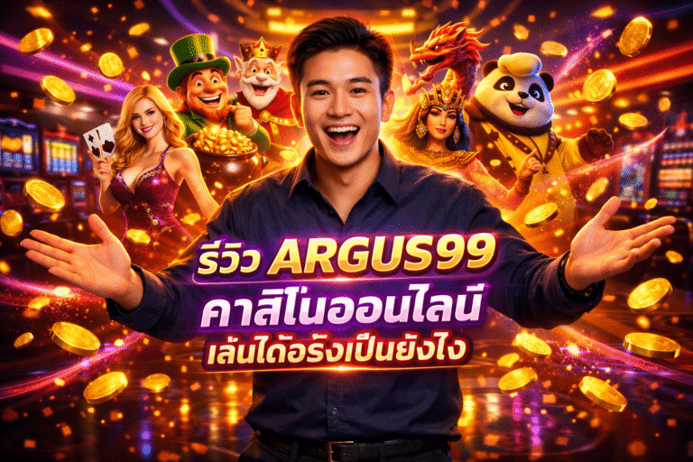 รีวิว ARGUS99 คาสิโนออนไลน์ เล่นได้จริงเป็นยังไง